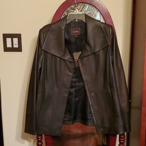 Cole Haan Brown Leather Jacket